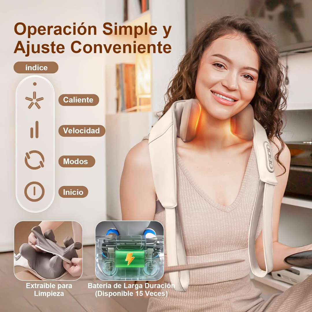 Masajeador Electrico Multi Funcional RelaxCleam™