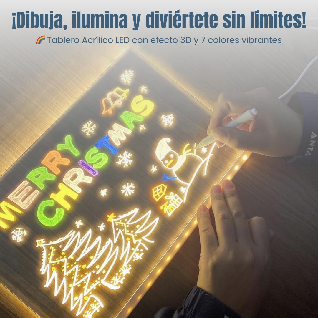 Pizarra led 3d Creativa