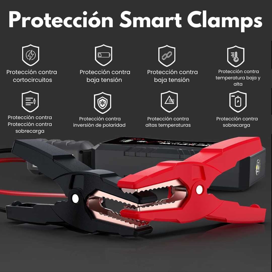 Arrancador de Baterías NEXPOW 2500A 22000mAh.