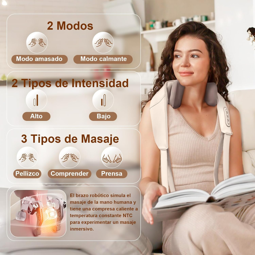Masajeador Electrico Multi Funcional RelaxCleam™