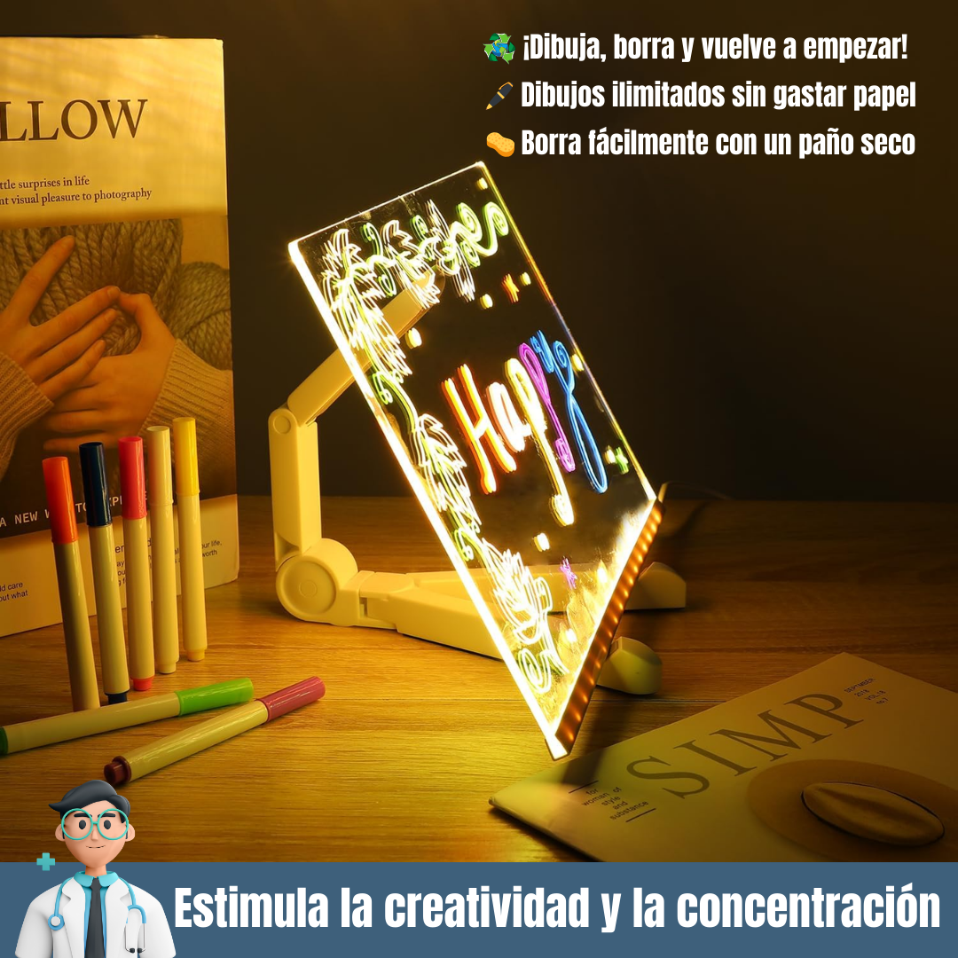 Pizarra led 3d Creativa