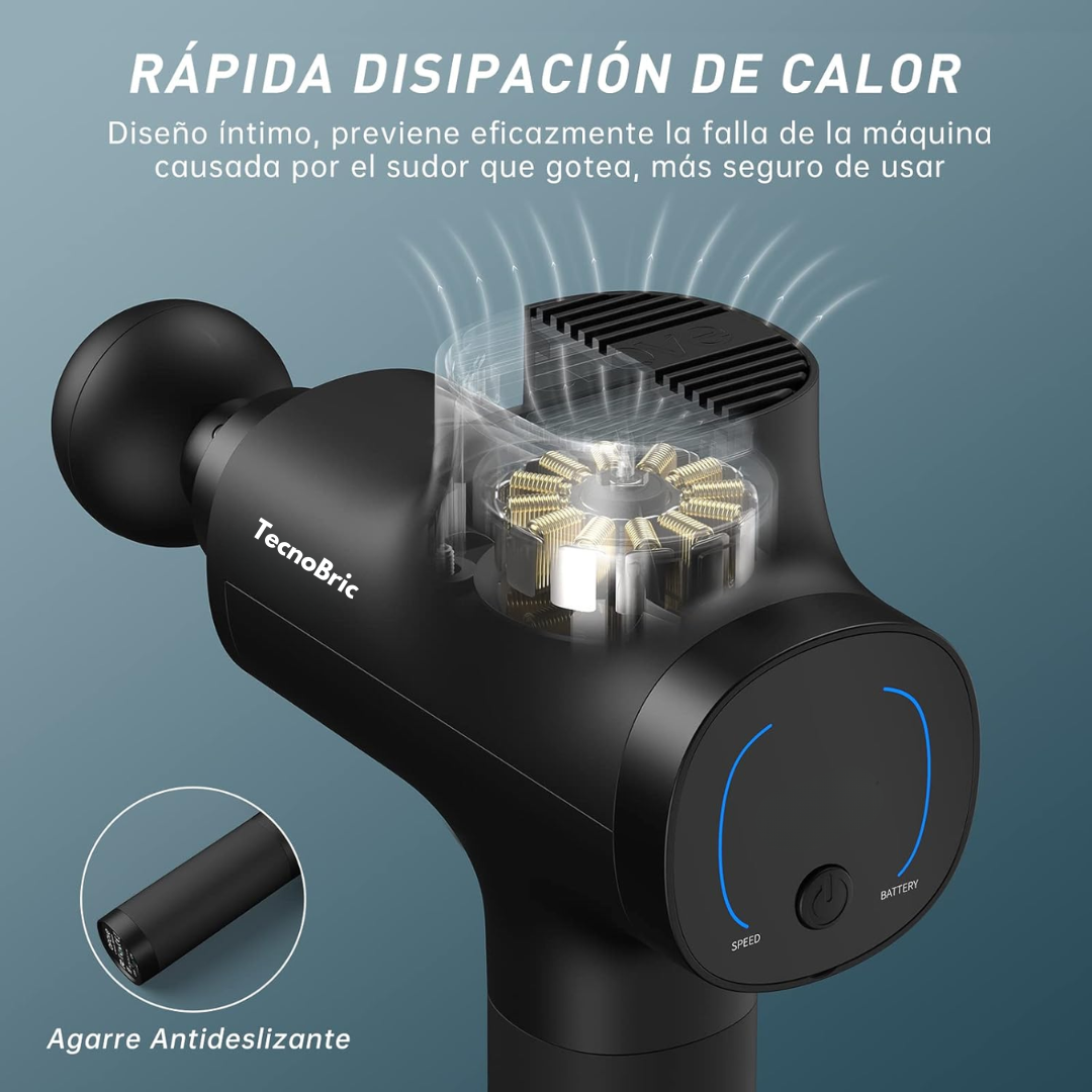 Masajeador Corporal Tecnopro™️ con Cabezales