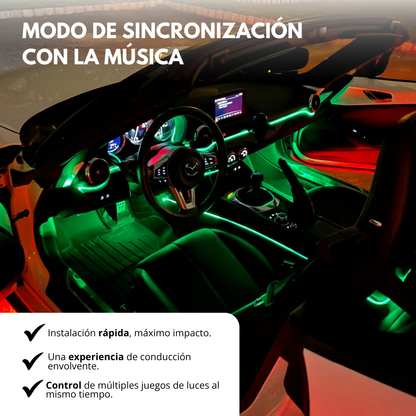 Groomer™ Tira Led  RGB de Fibra para Vehiculos