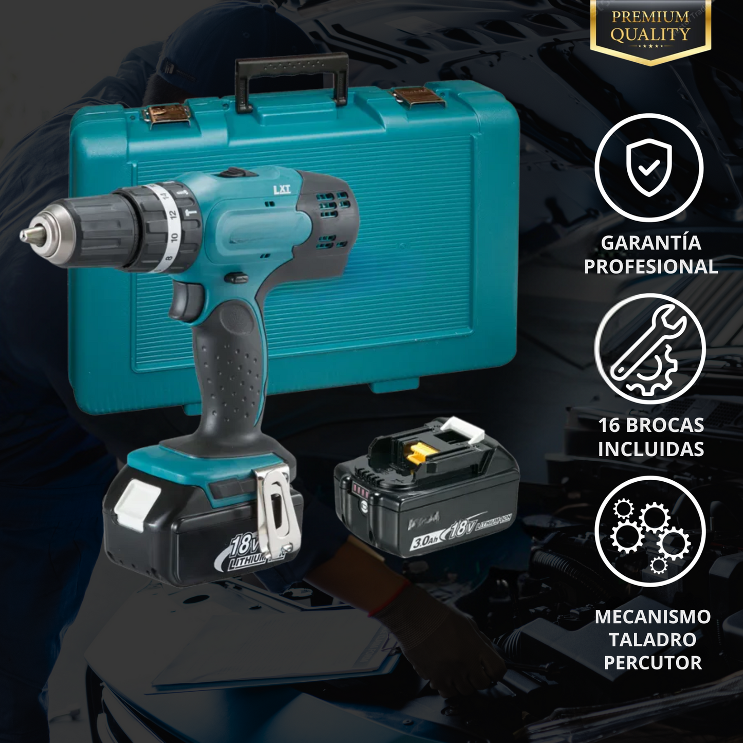 Taladro Percutor Premium
