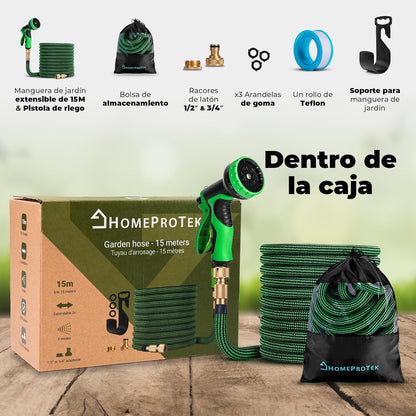 Manguera Extensible Multiusos Con Accesorios