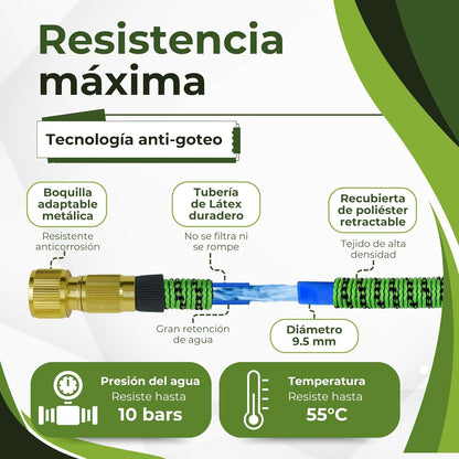 Manguera Extensible Multiusos Con Accesorios
