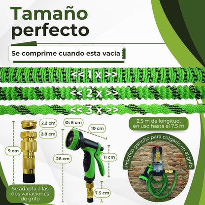 Manguera Extensible Multiusos Con Accesorios